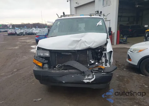 2022 Chevrolet Express Cargo Rwd 2500 Regular Wheelbase Wt z USA, uszkodzony, nr VIN 1GCWGAF74N1170573